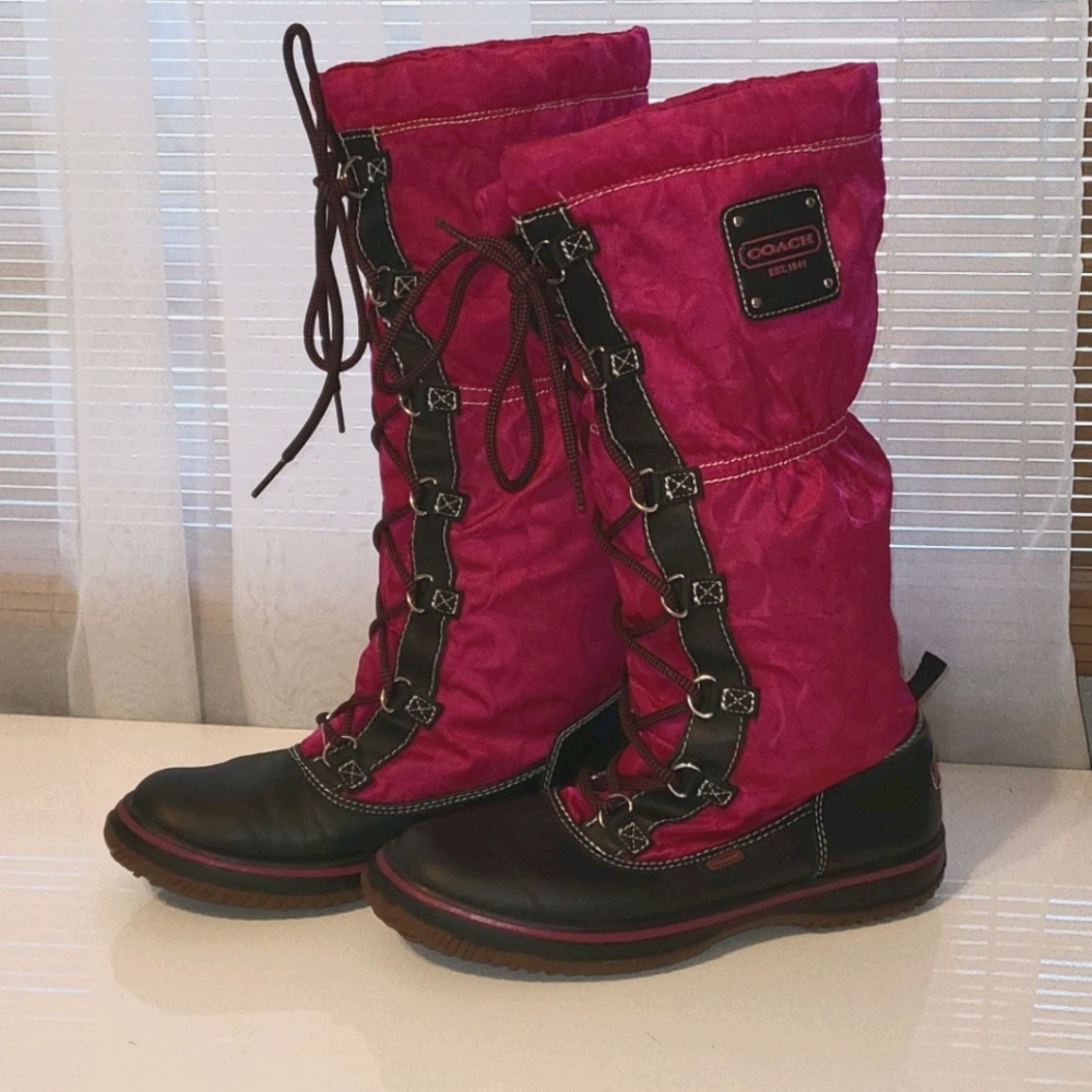 Coach boots for Rain / snow!